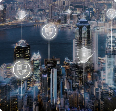 smart-city-security-background-digital-transformation-digital-remix
